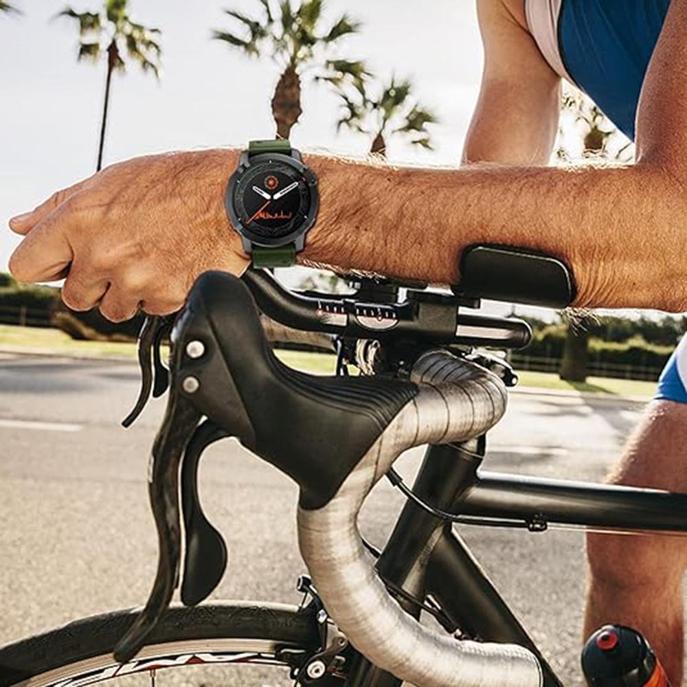 KALEBOL KLB-AWGJ-001 Für Garmin Fenix 7X / 7X Pro Silikon Uhrenarmband 26mm Konkav Gepunktet Armband