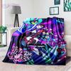 Creativity Animation Helluva Boss Blitzo Adult Soft Plush Flannel Blanket Throw Blanket Living Room Bedroom Bed Sofa Badspread