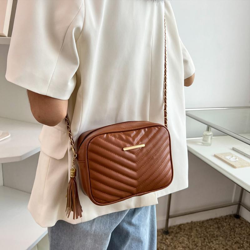 Женские женские сумки на ремне из искусственной кожи — фото 9