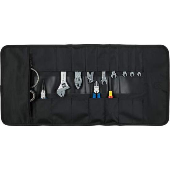 HOZAN Tool Case Tool Bag Roll-up Type with Stopper 17 Storage Pockets B-98