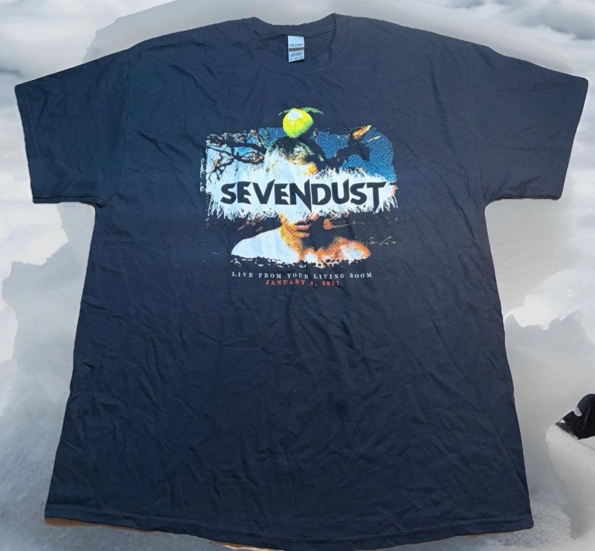 Sevendust Live From Your Living Room New T-Shirt XL 2021 Concert Tour L