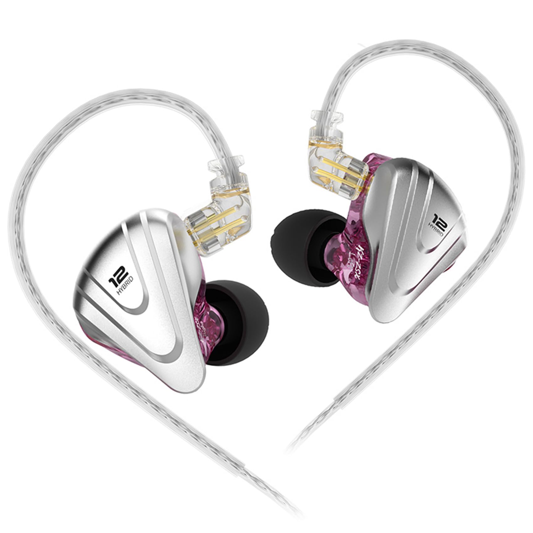 

KZ ZSX Наушники 5BA 1DD Гибридный драйвер Hi-Fi Монитор Шумоподавление Наушники KZ Наушники Удобная посадка IEM Наушники для группы Внутриканальные Игровые/Студийные