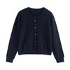 Women's Winter Embroidered Animal Knit Cardigan