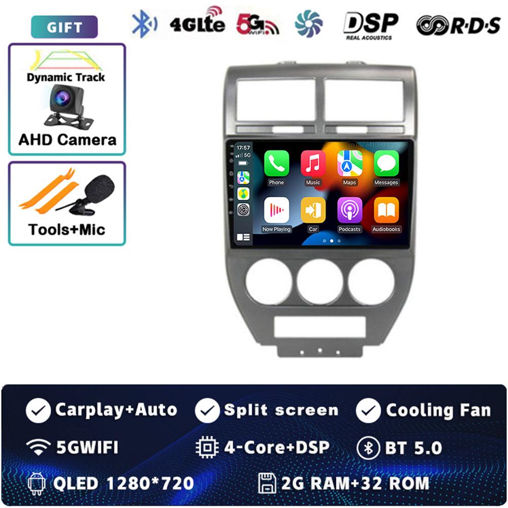 

Android 14 CarPlay Car Radio для Dodge Caliber Jeep Compass 1 MK Patriot 2006 - 2010 Мультимедиа Навигация GPS Стерео Авто Видео