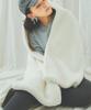 Kobe Lettuce Boa Shawl Boa Boa Throw One Ivory Scarf, Women's, Muffler, Shawl, Stole, [J1152], Size,