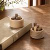 Yangyizhi Holz-Ätherisch-Öl-Diffusor, Buchenholz Aromatherapie Kleiner Runder Diffusor für Zuhause Büros Autos Yogaräume