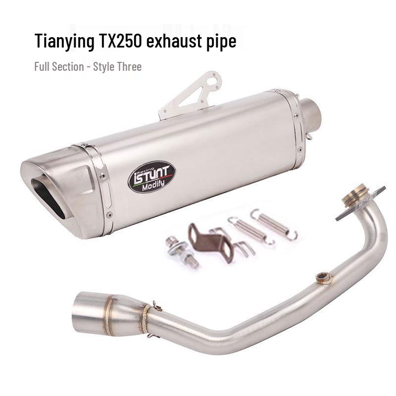 Skyhawk TX250 Exhaust Modification: Front & Full Section Muffler