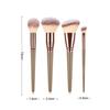 Makeup Brushes Set Foundation Eyeshadow Blush Highlighter Soft Fluffy Concealer Kabuki Blending Brush Female Beauty Tool