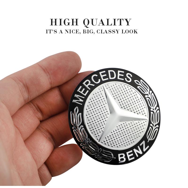 For Benz u34Pcs 56mm Car Center Hub Cap Wheel Stickers Accessories For Mercedes Benz AMG Smart W205 C300 W203 W206 W108 W124 W126 W140 W168 P1