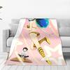 Anime Urusei Yatsura Flanelldecke Winter Warme Überwurfdecke für Kind Outdoor Lustige Tagesdecke Sofa Bettdecke