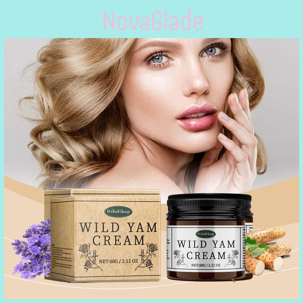 Woodsleep Yam Powder Moisturizing Cream Nourishing Hydrating Anti-aging Skin Care 60g
