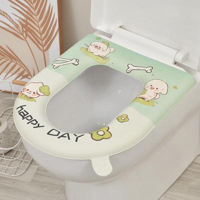 JINGRUIXIANG Universal Printed Waterproof EVA Toilet Seat Cushion