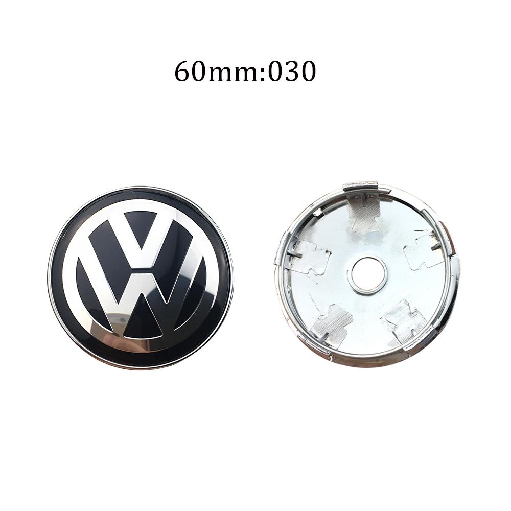 2026 Hot For Volkswagen VW 4pcs 55mm 56mm 65mm 70mm Car Wheel Center Caps Hubcap Cover for  Volkswagen Jetta MK5 Golf Passat sty