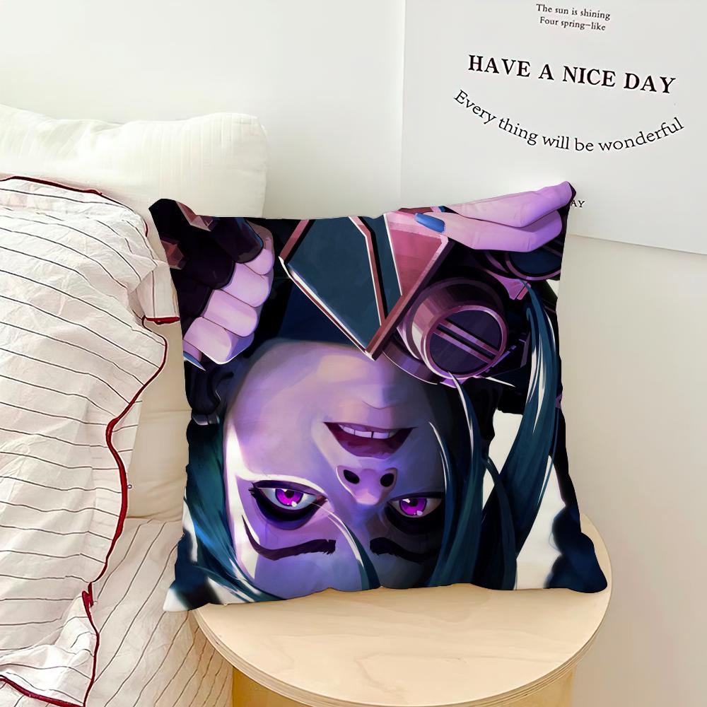 Hot Game A-Arcane S-Season-S 2 2024 Pillow Case Sofa Living Room Bedroom Headboard Backrest Cushion Square Cushion Nap Time