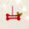 3pcs/set Bone Shape Christmas Tree Decoration Portable Xmas Tree Pendant Hanging Ornaments  Holiday