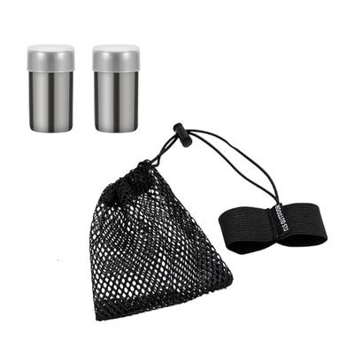 2lots Kitchens Camping Storage Spices Container Stainless Seasoning Bottles for Family Picnics