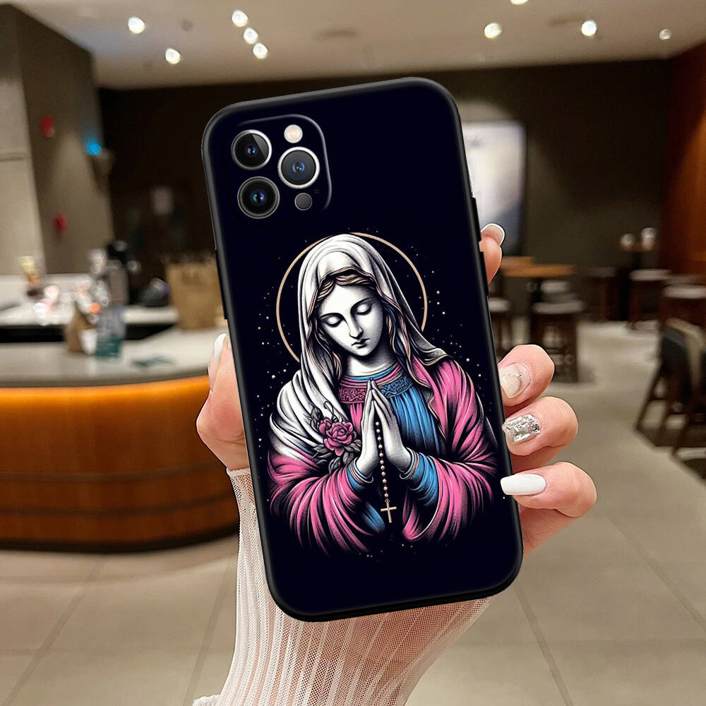 Virgen Maria Case for Samsung A06 A35 A25 A24 A15 A05S A05 M55 M35 M15 A02 A12 A13 A10 A16 A20 A30 A22 A31 A32 A33 A42 A50