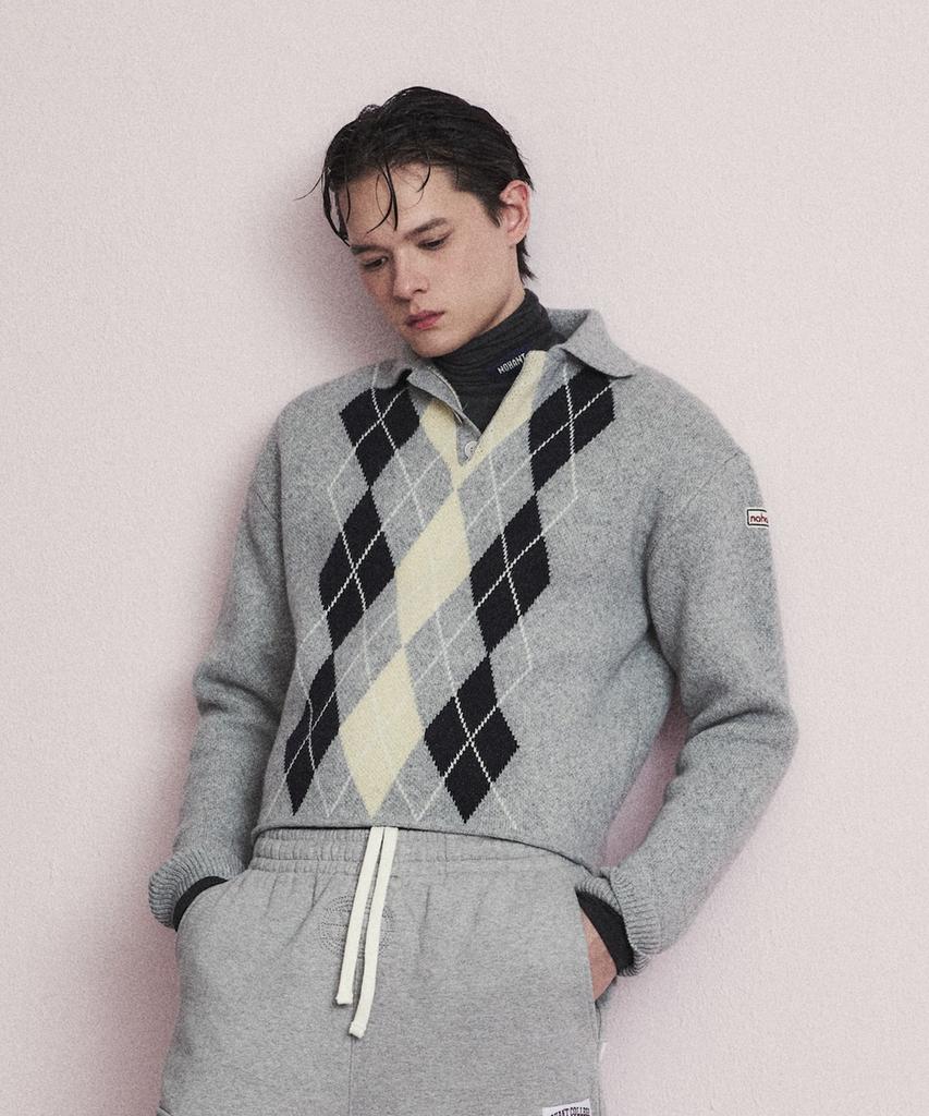 NOHANT Soft Turtleneck T-Shirt Charcoal