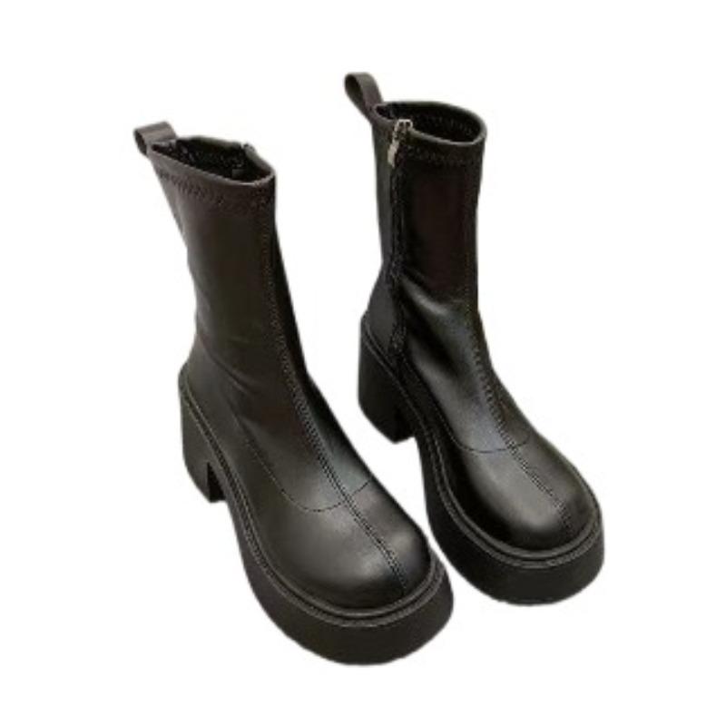 Women Ankle Boots Sexy High Heels Shoes Platform Chunky Boots Elegant 2025 Winter Shoes Party Brand Woman Pumps Zapatos