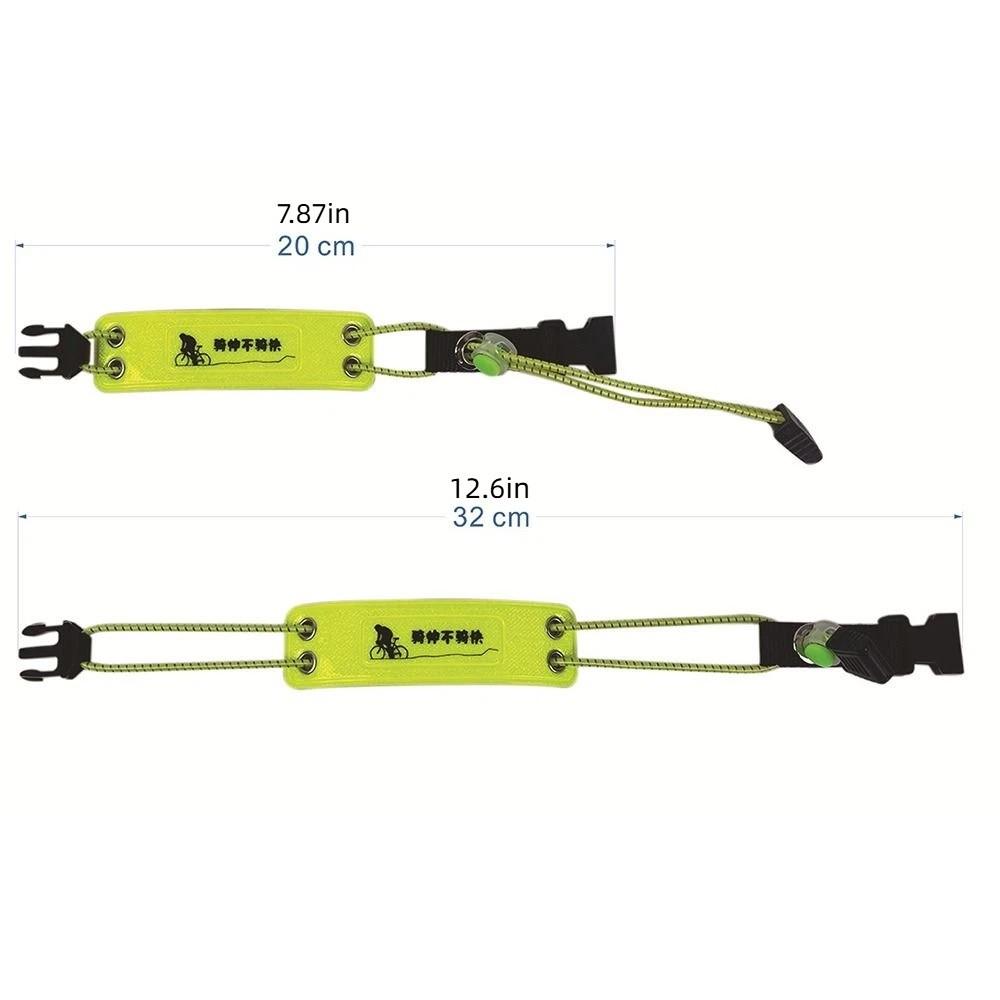 2Pcs Adjustable Reflective Armband Comfortable Sport Tape Safety Band Night Running Reflective Wristband Outdoor Hiking