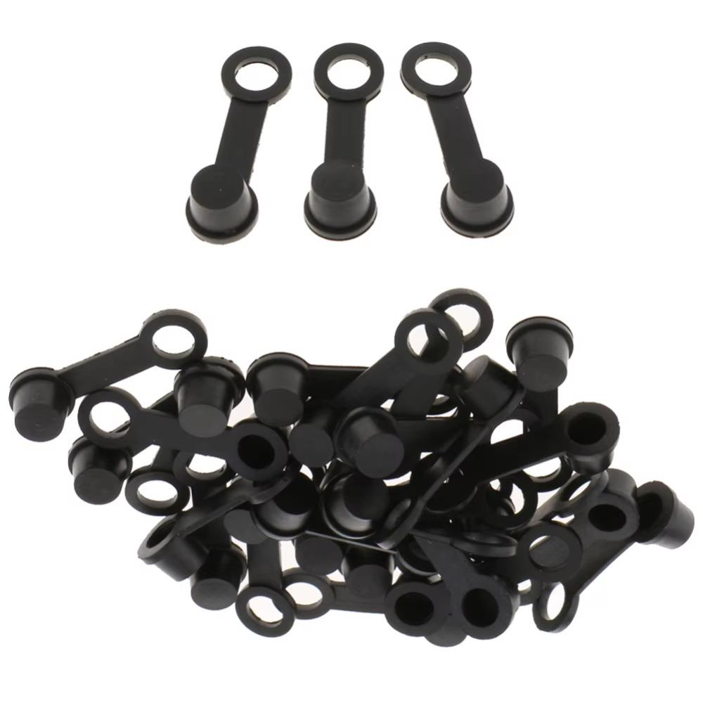Gummi Entlüftungsschraubenkappe Schmiernippelkappe Gummi Staubschutz Schwarz Universal Autozubehör Hohe Qualität
