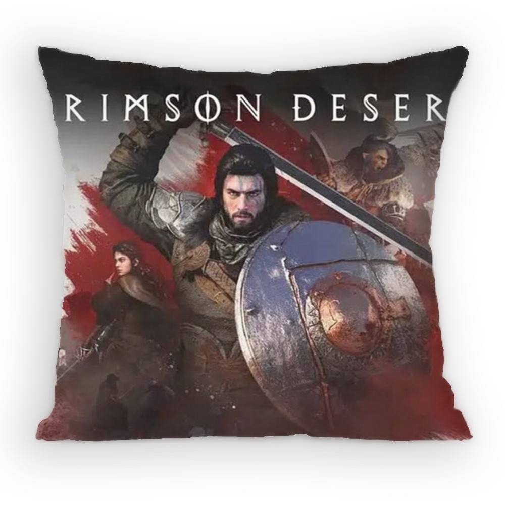 Crimson Desert Kliff Damiane Oongka Pillow Case Sofa Living Room For Bedroom Headboard Backrest Cushion Square Cushion Nap Time Peach skin 18*18(CM)-1Pcs