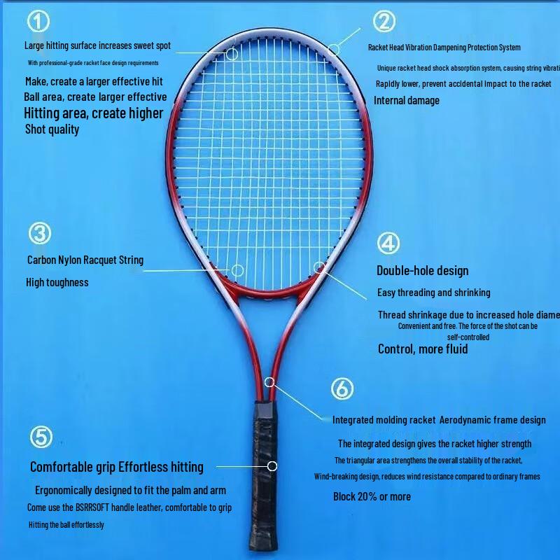 Xurin 27-inch Tennis Racket Set