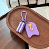 Cute Swimming Doll Keychain with Mini Floating Board Pendant Sturdy Clasp for Pencil Case Decor Kids Reward