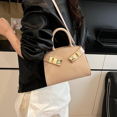 Bolso pequeño de textura premium para mujer, nuevo, de moda, bandolera versátil, popular, portátil, para ir al trabajo, bolso cuadrado pequeño