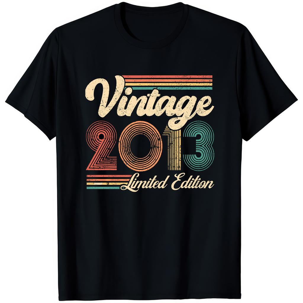 Vintage 2013 Beperkte Editie 13e Verjaardag T-shirt
