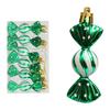 6Pcs Decorative Xmas Tree Hanging Decorations Multicolor Christmas Candy Pendants  New Year