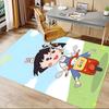 1pc Pink Background Character Carpet for Playroom Bedroom Living Room Sofa Home Decor,kids Game Area Rug Non-slip Floor Mat Y72812