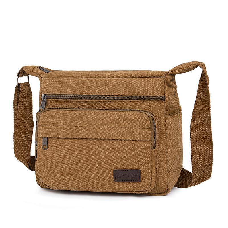 Geanta de umar din panza noua geanta messenger pentru barbati ghiozdan cu mai multe compartimente de capacitate mare