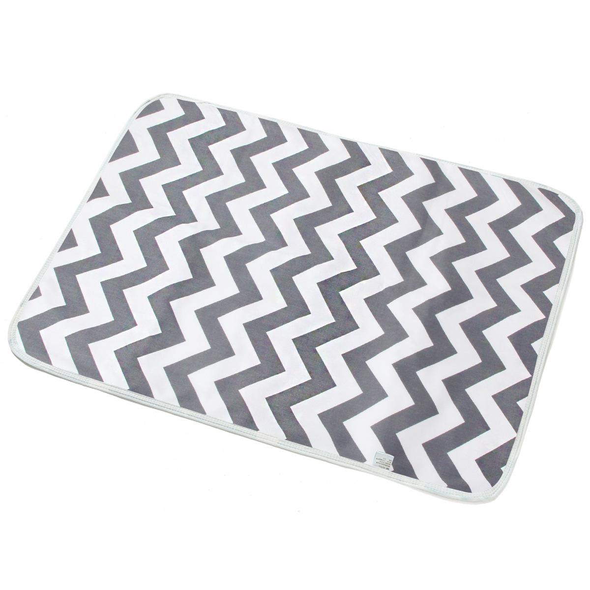 

Водонепроницаемый многоразовый коврик для пеленания подгузников для новорожденных, чехол для детского подгузника, матрас для хлопчатобумажной ткани, сменный коврик для подгузников, коврик для стола синий