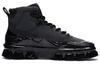 Li Ning CF Tracing Lingjun Cow Leather Slip Resistant Abrasion Resistant High Top Skateboard Shoes Unisex Black AGCR488-2
