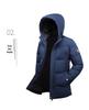 Men's Korean Style Cotton Jacket - Autumn/Winter 2024, Trendy Plus Velvet, Thickened Outerwear