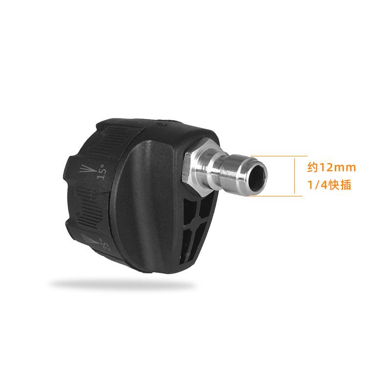 Universal 4000Psi High Pressure Washer Spray Nozzle 0 15 25 40 Degree Rotation Watering Rinse Soap Nozzle Tip Garden Cleaning