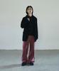 Seukeulaeteulpigsel Garment-Dyed Flare Training Pants [Wine]