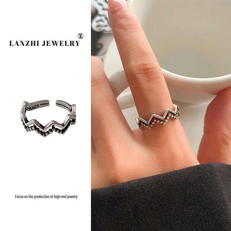 Inel Thai Argint pentru Femei, Stivuibil - Argint 925, Design de Nișă, Bijuterii Simple și Versatile