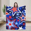 Super Warme Decke Picknick 4. Juli USA Überwurfdecke Flanell Tagesdecke für Couch Stuhl Sofa Bett Street Trend Schlafsofa Abdeckung