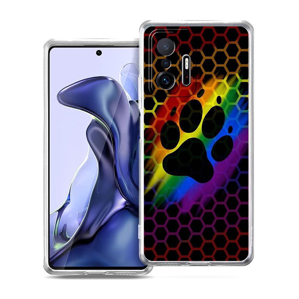 Dog Footprint Paw Cute Phone Case for Xiaomi Mi Poco F3 X3 X4 GT NFC M3 M4 11 Ultra 12 11X 11i Pro Lite 5G TPU Transparent Cover