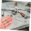 PAMINGONO 4 Pcs Stainless Steel Motorcycle Spring Hooks U-Shaped Fasteners for Improved Performance