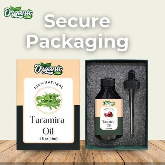 Zing Organic Taramira (Eruca vesicaria ssp. sativa) Ulei | Ulei Esențial Distilat cu Abur Pur & Natural Masaj, Îngrijirea Pielii & Îngrijirea Părului - 118ml