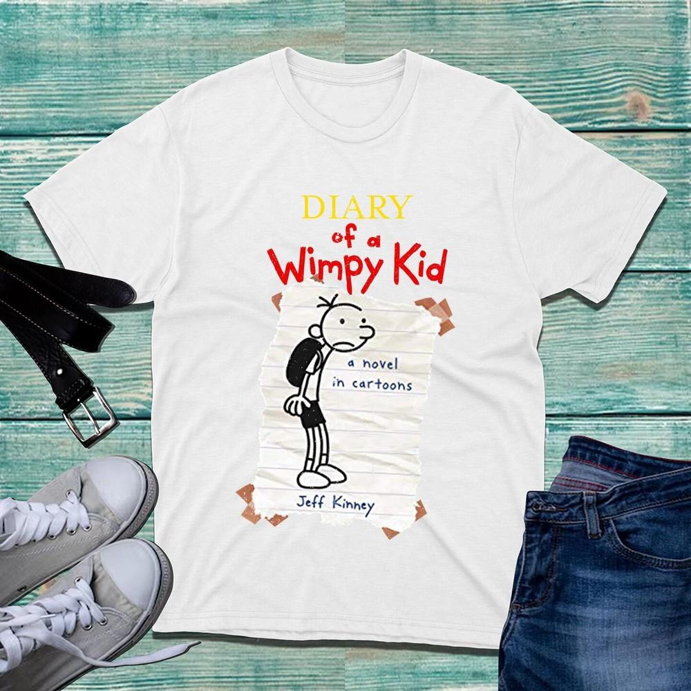 Tagebuch eines wandelnden Witzboldes Weltbuchtag T-Shirt Comic-Geschichte Ein Roman in Cartoons Oberteil