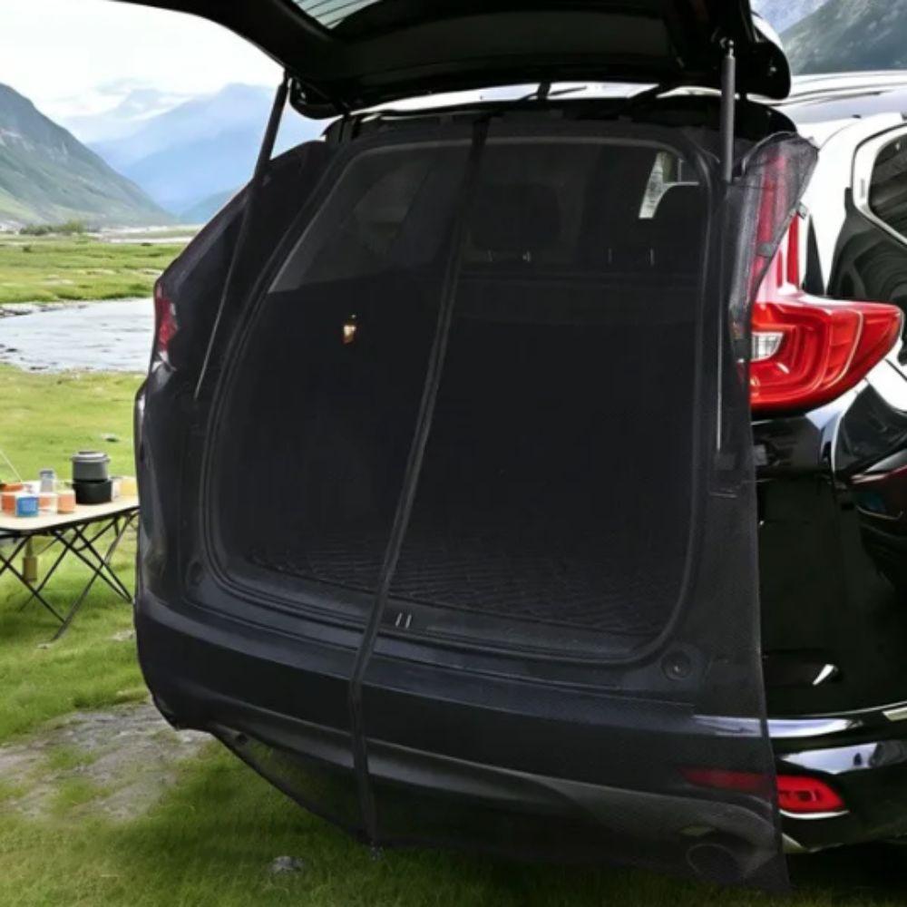 Belüftetes Magnetisches Auto-Kofferraum-Mückennetz Sonnenschutz SUV Heckklappen-Sichtschutz Camping