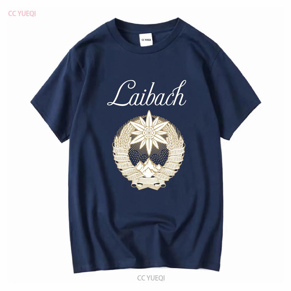 LAIBACH THE SOUND OF MUSIC NUOVA T-SHIRT ROSSA manica lunga o corta vintage Lavata abbigliamento firmato moda Unisex Comoda