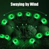 Scary Solar Eyeball Lights Outdoor Halloween Decor Waterproof Green LED Stake Lights for Garden Pathway Lighting Party Decor