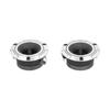 Pair Car Audio Speakers 4in Round 92dB 12V 35hz‑20khz Symmetrical Terminal Sound System Universal