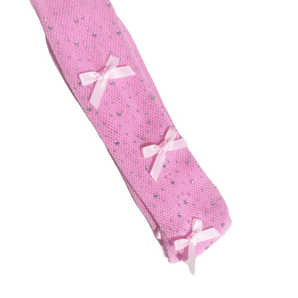 Collant Rete Traspiranti per Bambini con Strass Calze Colorate Scintillanti Moda