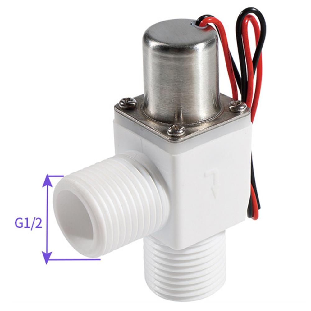 12 Inch DC 4 5V Pulse Solenoid Valve Plastic Water Control Valve with G12 Threads for Use in Water Purification and Irrigation